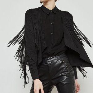 Mango Fringed Jacket